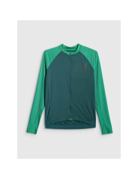 Longsleeve kolarski z filtrem upf50+ męski 4f 4frss26tflom649-41s