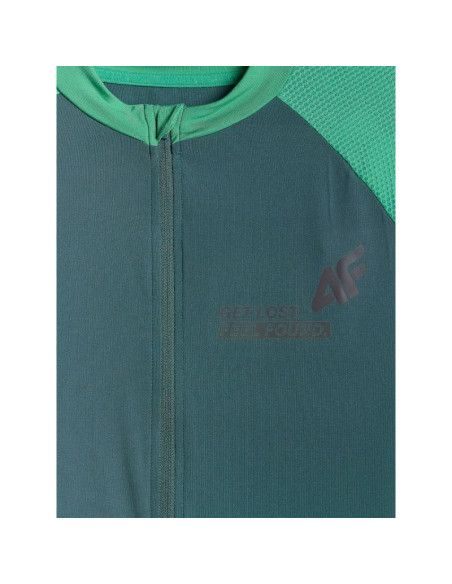 Longsleeve kolarski z filtrem upf50+ męski 4f 4frss26tflom649-41s