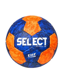 Piłka ręczna select attack tb v22 official ehf niebiesko-pomarańczowa 210031