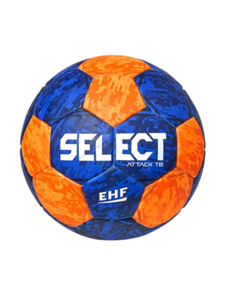 Piłka ręczna select attack tb v22 official ehf niebiesko-pomarańczowa 210031