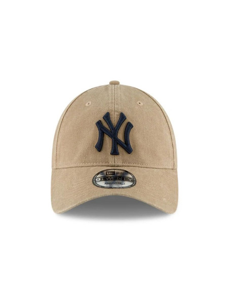Czapka z daszkiem new era 9twenty mlb ny new york yankees core classic beige - 60235283