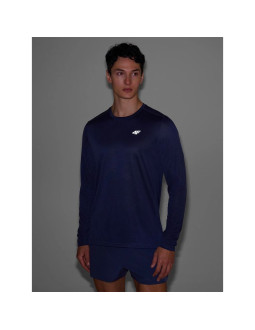 Longsleeve do biegania szybkoschnący męski 4f 4fwss25tflom326-22s 2