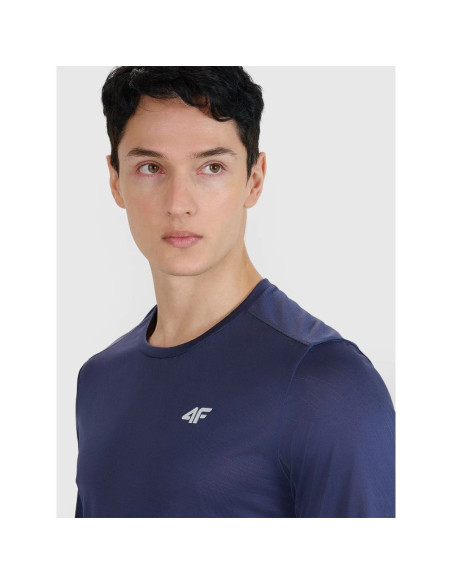 Longsleeve do biegania szybkoschnący męski 4f 4fwss25tflom326-22s