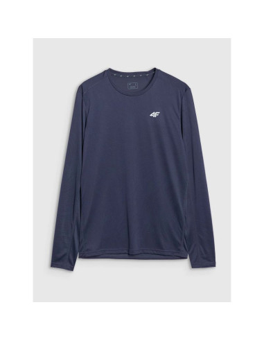 Longsleeve do biegania szybkoschnący męski 4f 4fwss25tflom326-22s