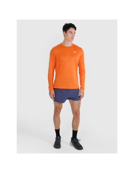Longsleeve do biegania szybkoschnący męski 4f 4fwss25tflom326-70s
