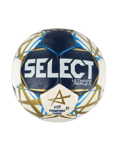 Piłka ręczna select ultimate champions league replica 3 v25 official ehf ii garunek biało-granatowo-złota 13519/270061
