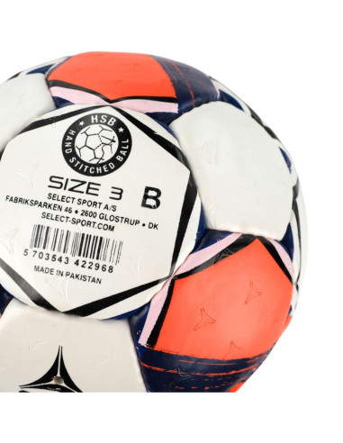 Piłka ręczna select ultimate european league replic 3 v25 ehf ii gatunek biało-pomarańczowa 13521/270063