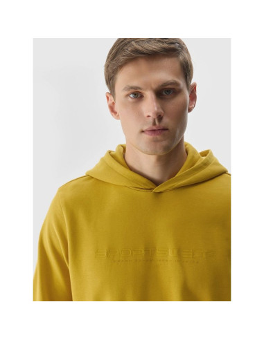 Bluza dresowa nierozpinana z kapturem męska 4f 4fwss24tswsm0948-71s