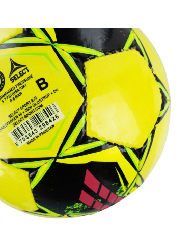 Piłka nożna select hala futsal attack v22 ii gatunek żółto-różowa 17623/370016