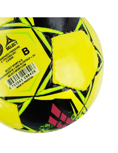 Piłka nożna select hala futsal attack v22 ii gatunek żółto-różowa 17623/370016