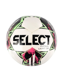 Piłka nożna select hala futsal light db v22 ii gatunek biało-zielono-różowa 17647/370017