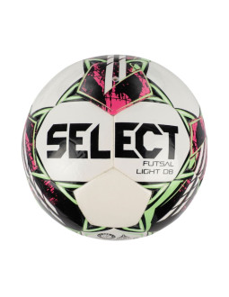 Piłka nożna select hala futsal light db v22 ii gatunek biało-zielono-różowa 17647/370017 2