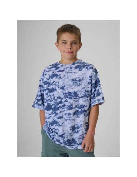 T-shirt bawełniany chłopięcy 4f 4fjrss26ttshm4281-91a
