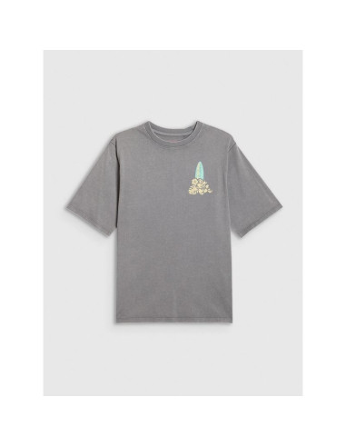 T-shirt loose z nadrukiem dziewczęcy 4f 4fjrss26ttshf3980-25s