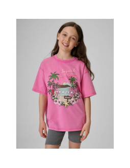 T-shirt bawełniany dziewczęcy 4f 4fjrss26ttshf3981-54s