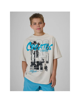 T-shirt bawełniany chłopięcy 4f 4fjrss26ttshm4167-27s