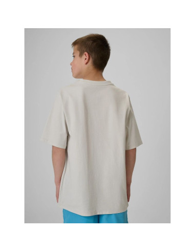 T-shirt bawełniany chłopięcy 4f 4fjrss26ttshm4167-27s