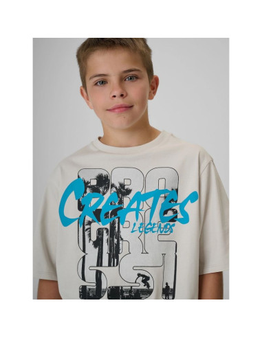 T-shirt bawełniany chłopięcy 4f 4fjrss26ttshm4167-27s