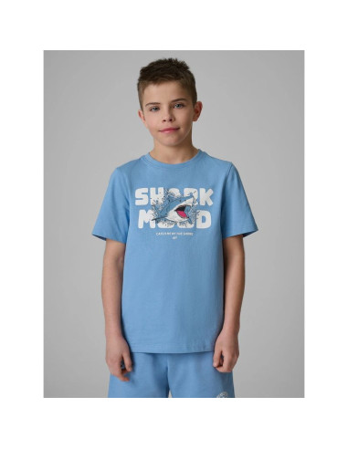 T-shirt bawełniany chłopięcy 4f 4fjrss26ttshm3902-33s