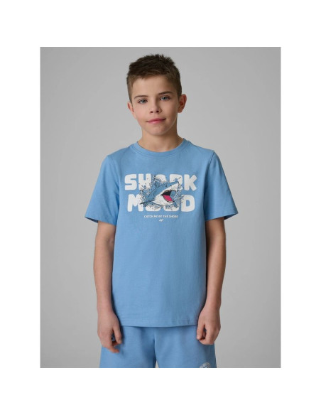 T-shirt bawełniany chłopięcy 4f 4fjrss26ttshm3902-33s