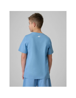 T-shirt bawełniany chłopięcy 4f 4fjrss26ttshm3902-33s 2