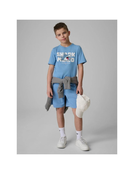T-shirt bawełniany chłopięcy 4f 4fjrss26ttshm3902-33s