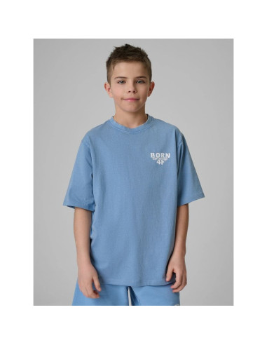 T-shirt bawełniany chłopięcy 4f 4fjrss26ttshm3906-33s