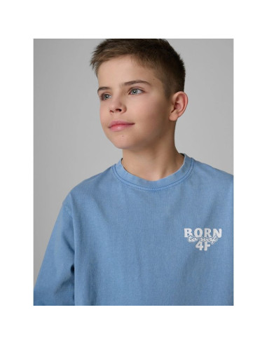 T-shirt bawełniany chłopięcy 4f 4fjrss26ttshm3906-33s