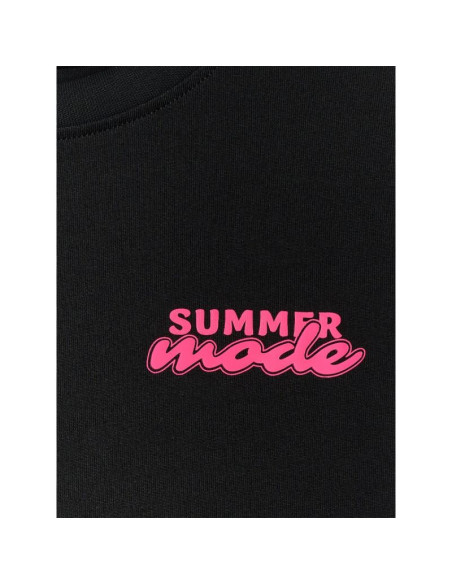 T-shirt loose z nadrukiem dziewczęcy 4f 4fjrss26ttshf3910-20s