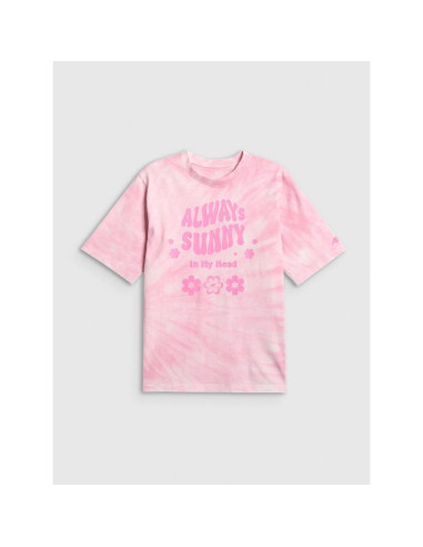 T-shirt bawełniany dziewczęcy 4f 4fjrss26ttshf3911-56a