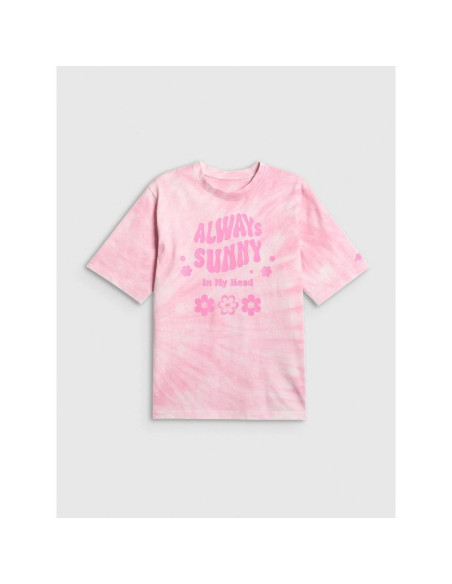 T-shirt bawełniany dziewczęcy 4f 4fjrss26ttshf3911-56a
