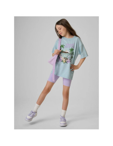 T-shirt bawełniany dziewczęcy 4f 4fjrss26ttshf3981-33s