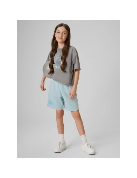 T-shirt bawełniany dziewczęcy 4f 4fjrss26ttshf3983-25s