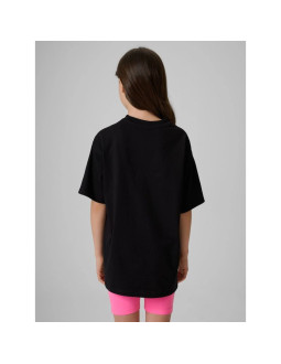 T-shirt loose gładki dziewczęcy 4f 4fjrss26ttshf3984-20s 2