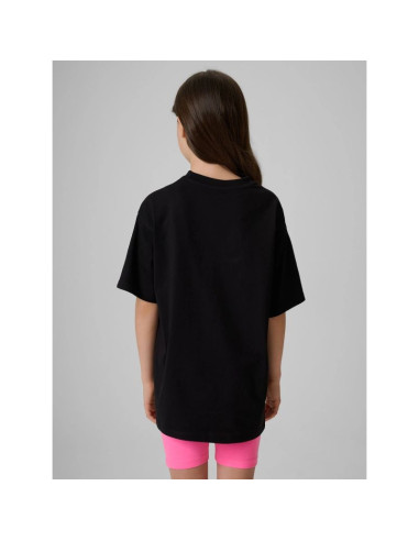 T-shirt loose gładki dziewczęcy 4f 4fjrss26ttshf3984-20s