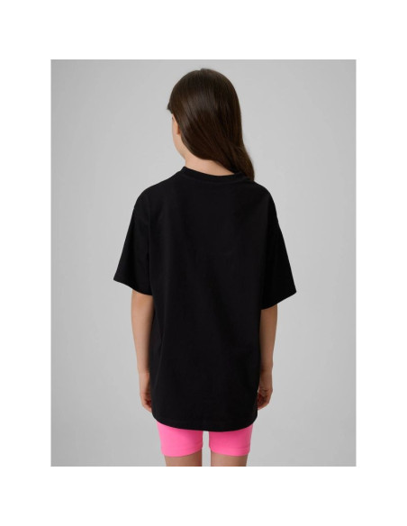 T-shirt loose gładki dziewczęcy 4f 4fjrss26ttshf3984-20s