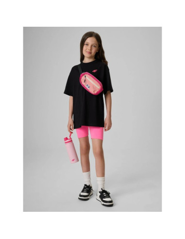 T-shirt loose gładki dziewczęcy 4f 4fjrss26ttshf3984-20s