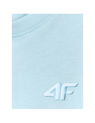 T-shirt loose gładki dziewczęcy 4f 4fjrss26ttshf3984-33s