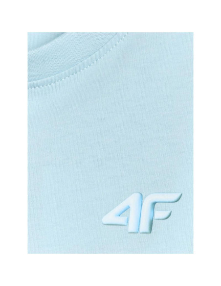 T-shirt loose gładki dziewczęcy 4f 4fjrss26ttshf3984-33s