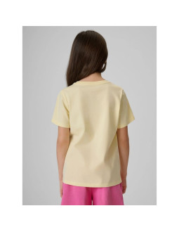 T-shirt regular z nadrukiem dziewczęcy 4f 4fjrss26ttshf4418-73s 2