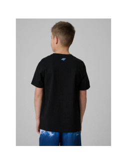T-shirt bawełniany chłopięcy 4f 4fjrss26ttshm3902-20s 2