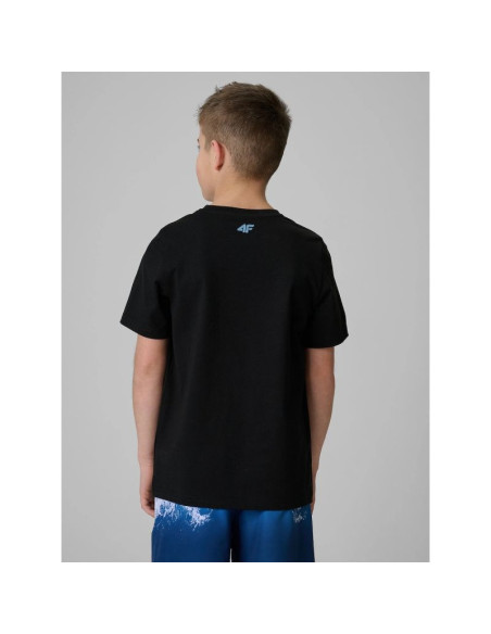 T-shirt bawełniany chłopięcy 4f 4fjrss26ttshm3902-20s