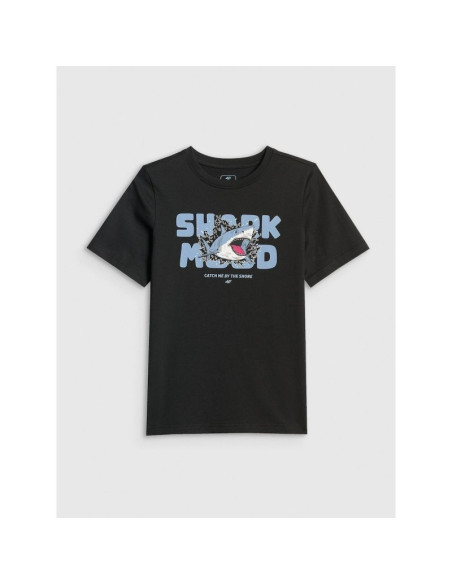 T-shirt bawełniany chłopięcy 4f 4fjrss26ttshm3902-20s