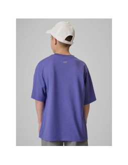 T-shirt bawełniany chłopięcy 4f 4fjrss26ttshm3903-51s 2