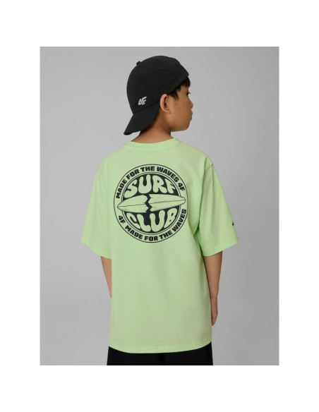 T-shirt bawełniany chłopięcy 4f 4fjrss26ttshm3905-45s