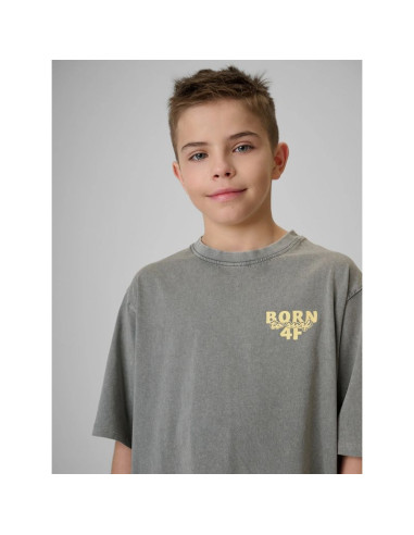 T-shirt bawełniany chłopięcy 4f 4f4fjrss26ttshm3906-25s