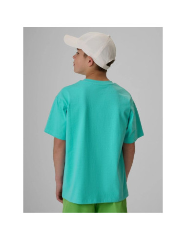 T-shirt bawełniany chłopięcy 4f 4fjrss26ttshm4174-047s