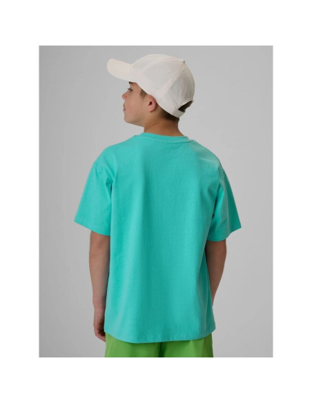 T-shirt bawełniany chłopięcy 4f 4fjrss26ttshm4174-047s