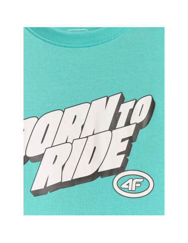 T-shirt bawełniany chłopięcy 4f 4fjrss26ttshm4174-047s