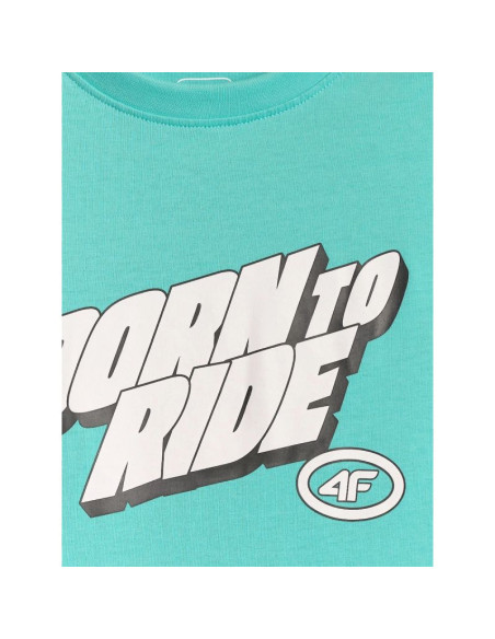 T-shirt bawełniany chłopięcy 4f 4fjrss26ttshm4174-047s